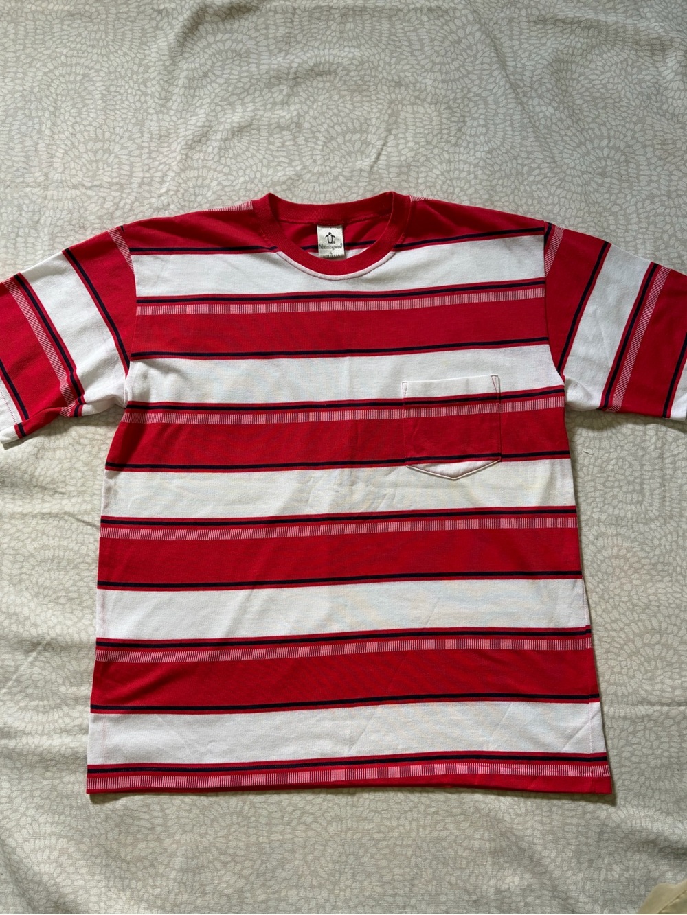 Vintage 90s Munsingwear Striped Tee Shirt